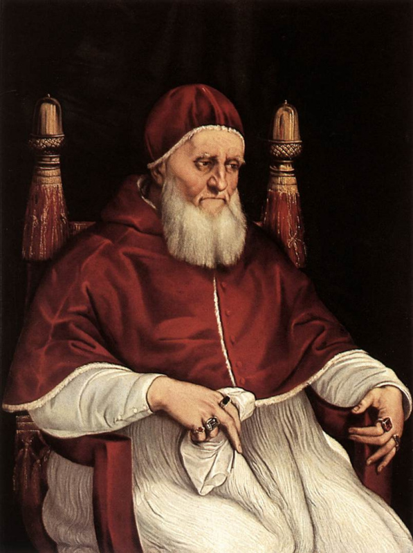 Рафаэль Санти. Портрет Папы Юлия II