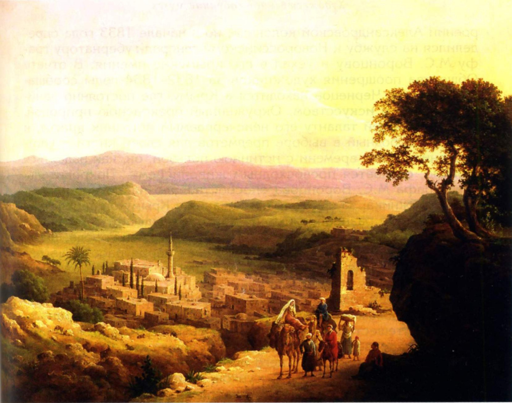 Никанор Григорьевич Чернецов. Вид Назарета в Галилее. 1869