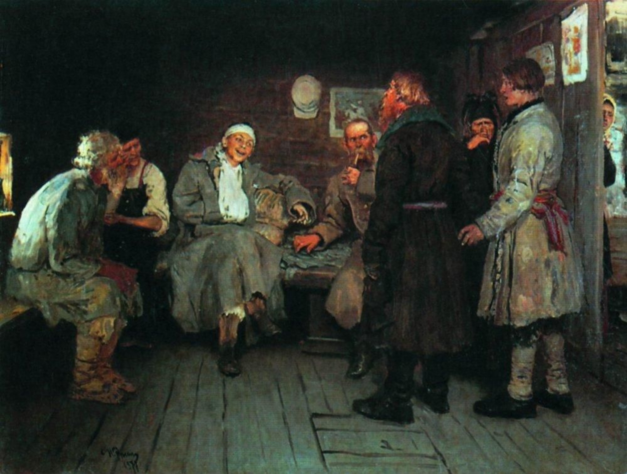 Илья Ефимович Репин - Возвращение с войны, 1877, 91×69 см: Описание  произведения | Артхив