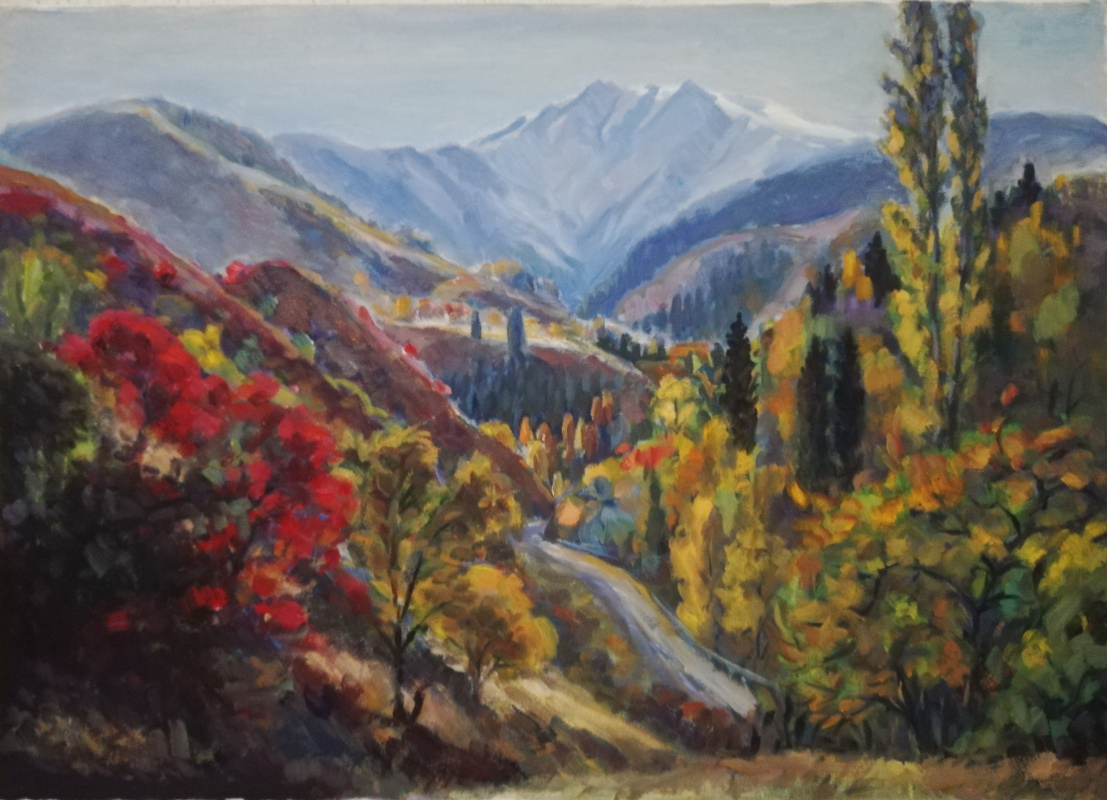 Хамит Абдуалиевич Файзуллин. " Осень в горах"