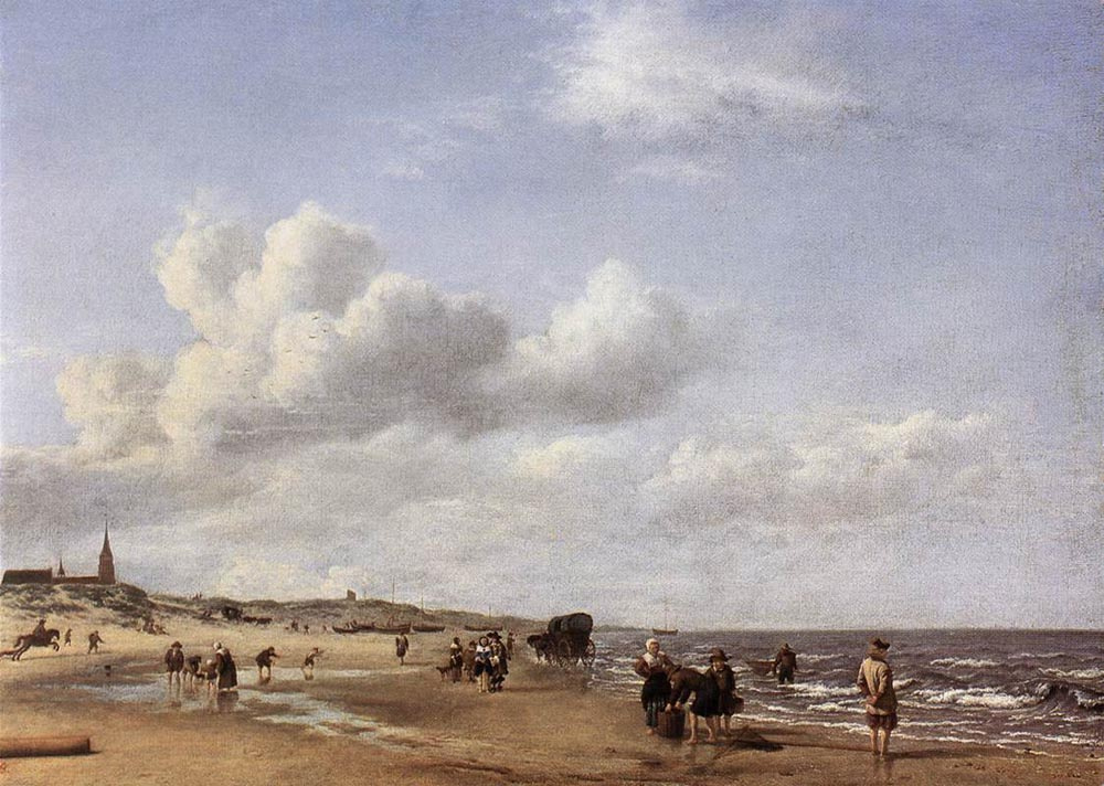 Адриан ван де Вельде. Голубое небо