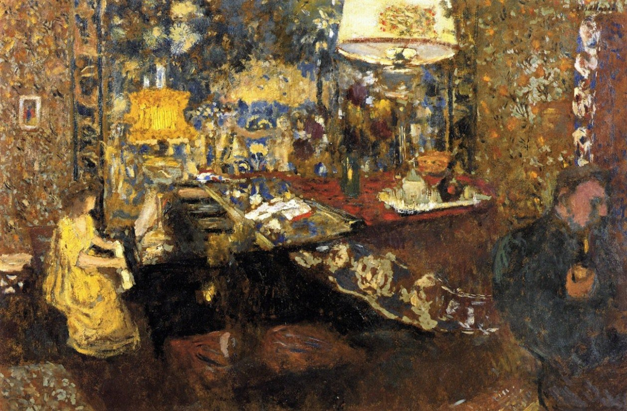 Jean Edouard Vuillard. Misia Sert at the piano