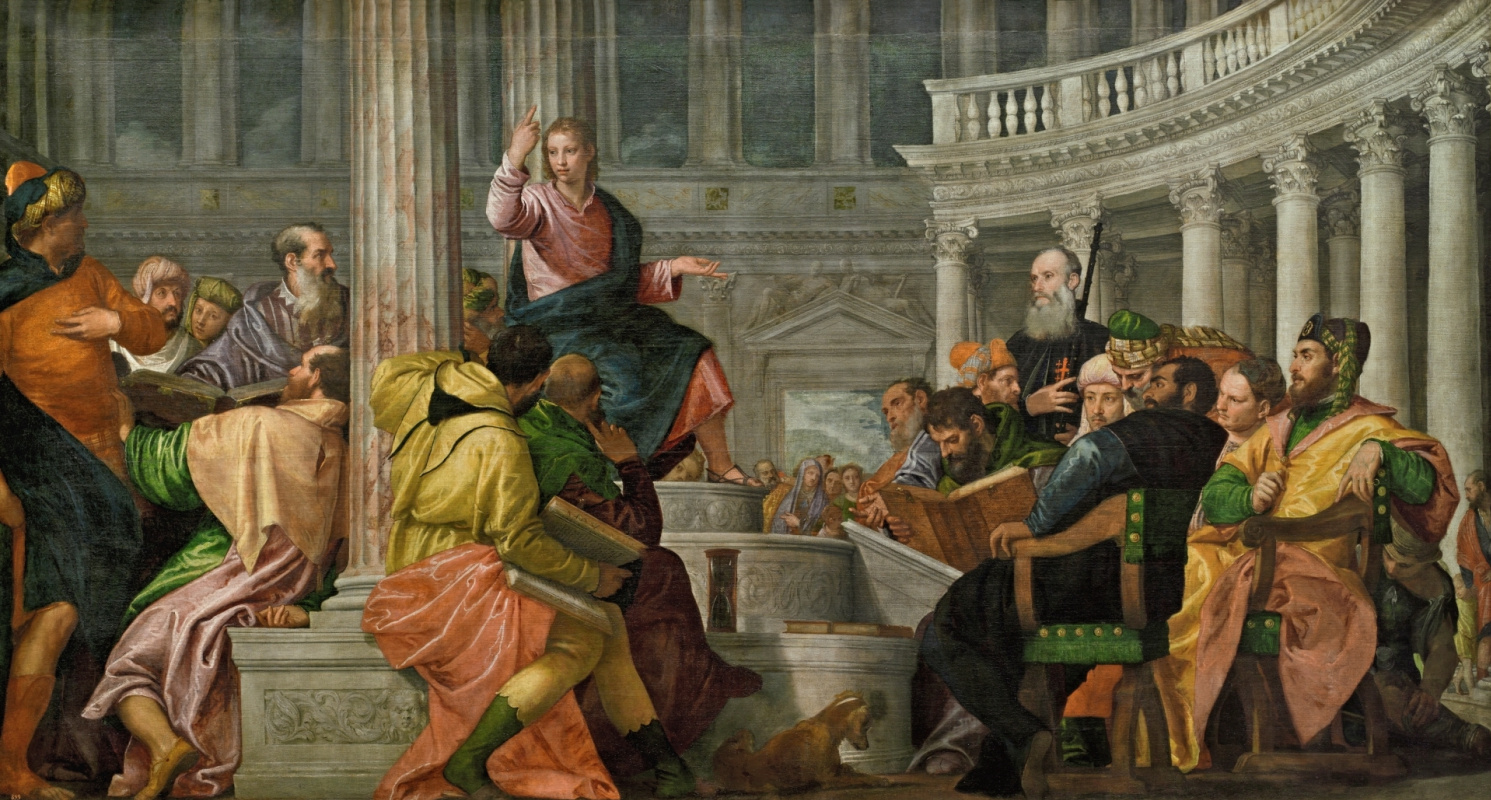 Паоло Веронезе. Христос среди учителей в храме