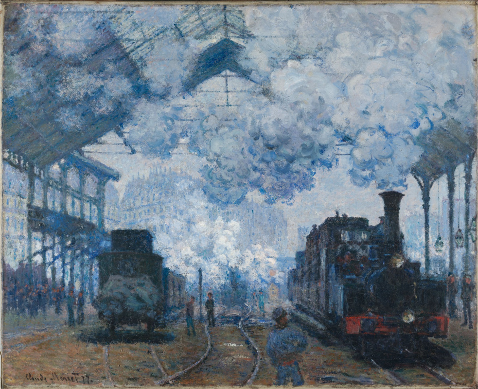 Claude Monet. Arrival of the Normandy Train, Gare Saint-Lazare