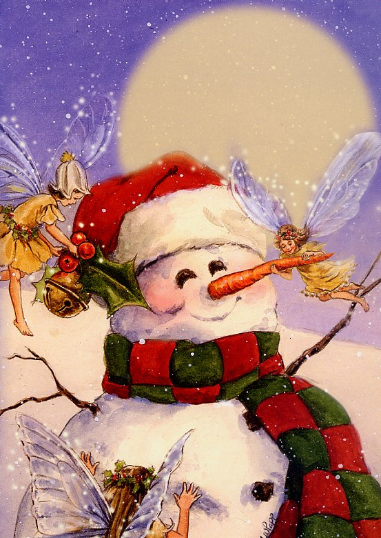 Лиза Папп. Рождественский снеговик