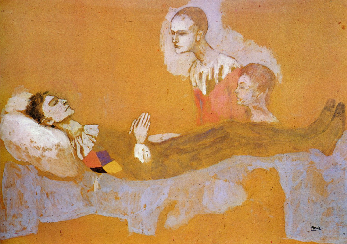 Пабло Пикассо. Смерть Арлекина