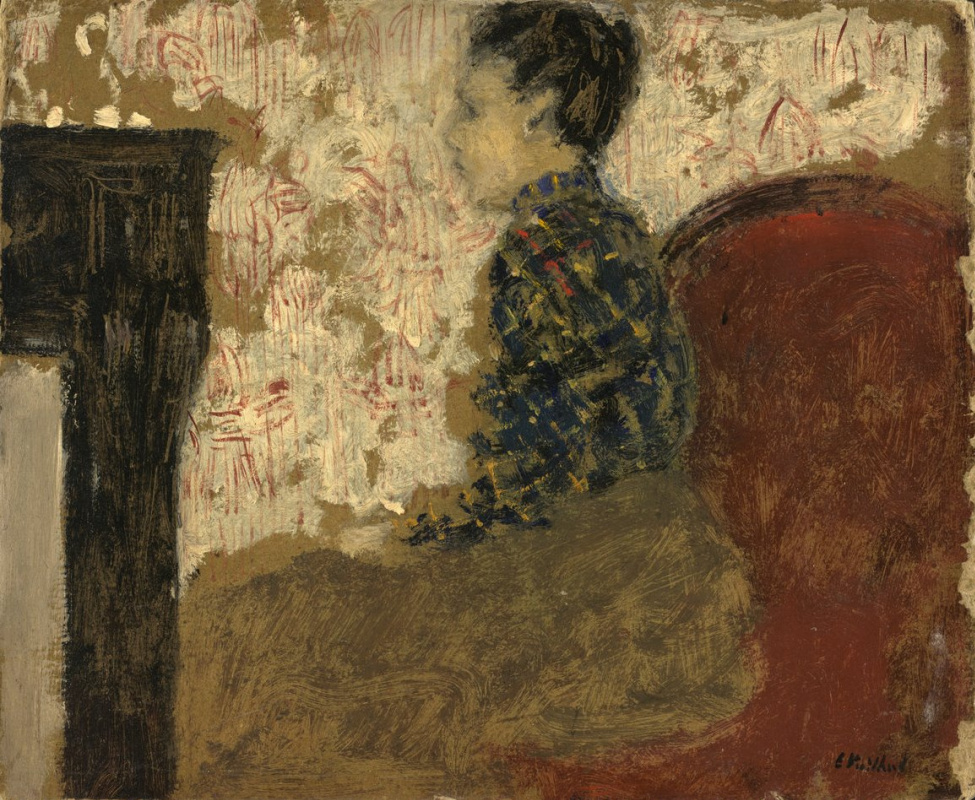 Жан Эдуар Вюйар. Женщина, сидящая у камина