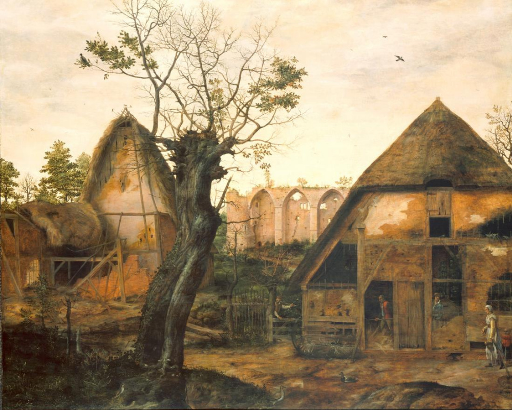 Корнелис Ван Далем. Пейзаж с фермой