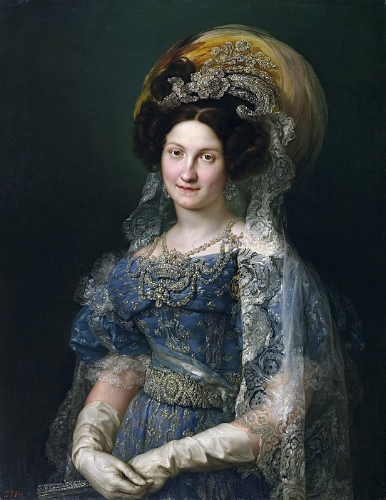 Висенте Лопес-и-Портанья. Мария Кристина де Бурбон, королева Испании