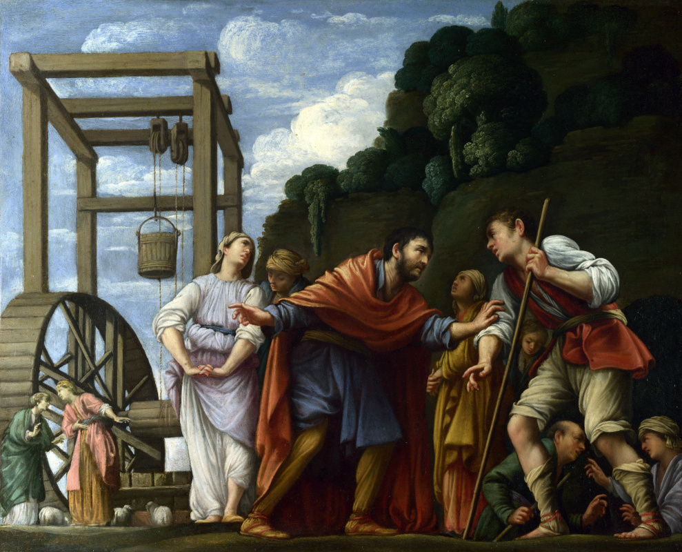 Карло Сарачени. Моисей защищает дочерь Иофора