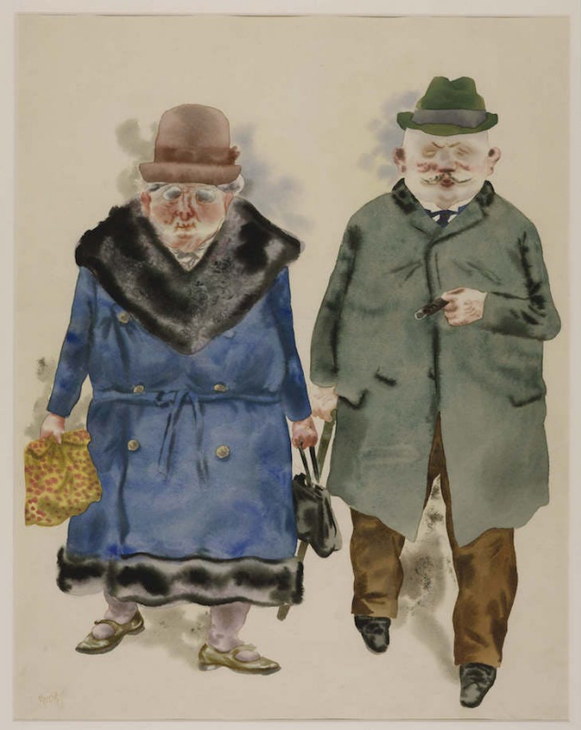 George Grosz. A Married Couple