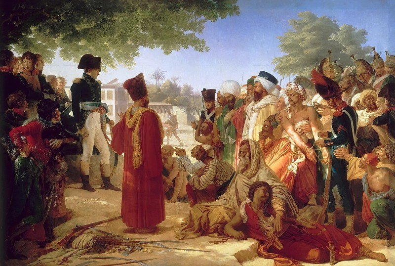 Пьер-Нарсис Герен. Наполеон прощает мятежников в Каире 30 октября 1798 года