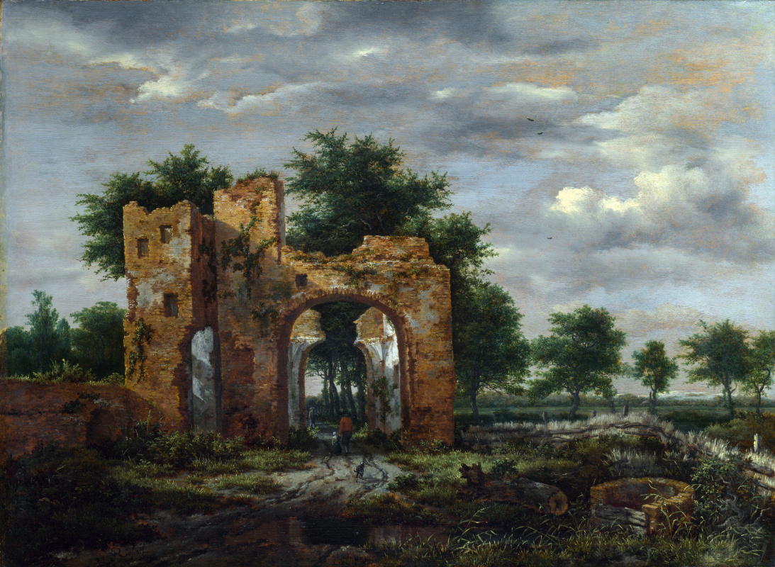 Якоб Исаакс ван Рейсдал. Разрушенные ворота замка