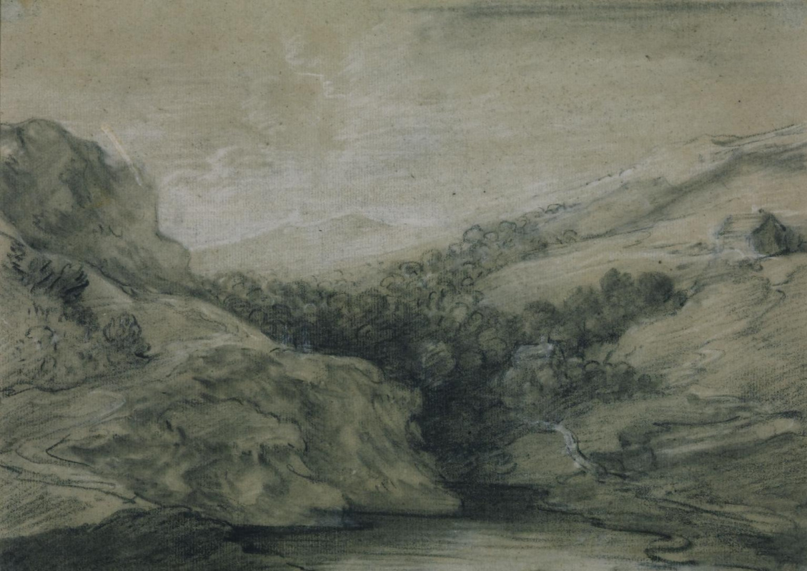 Томас Гейнсборо. Горный пейзаж и пруд