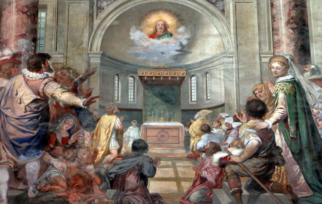 Богоявление. Роспись Латеранской базилики собора Святого Иоанна Крестителя в Риме