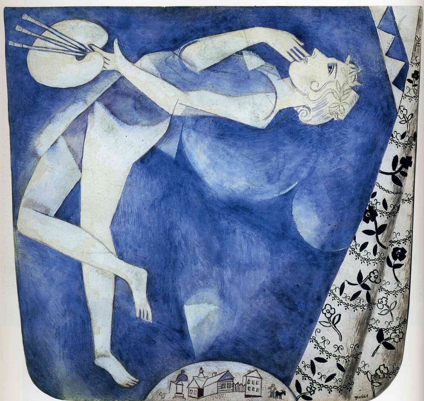 Marc Chagall. Artist: the moon