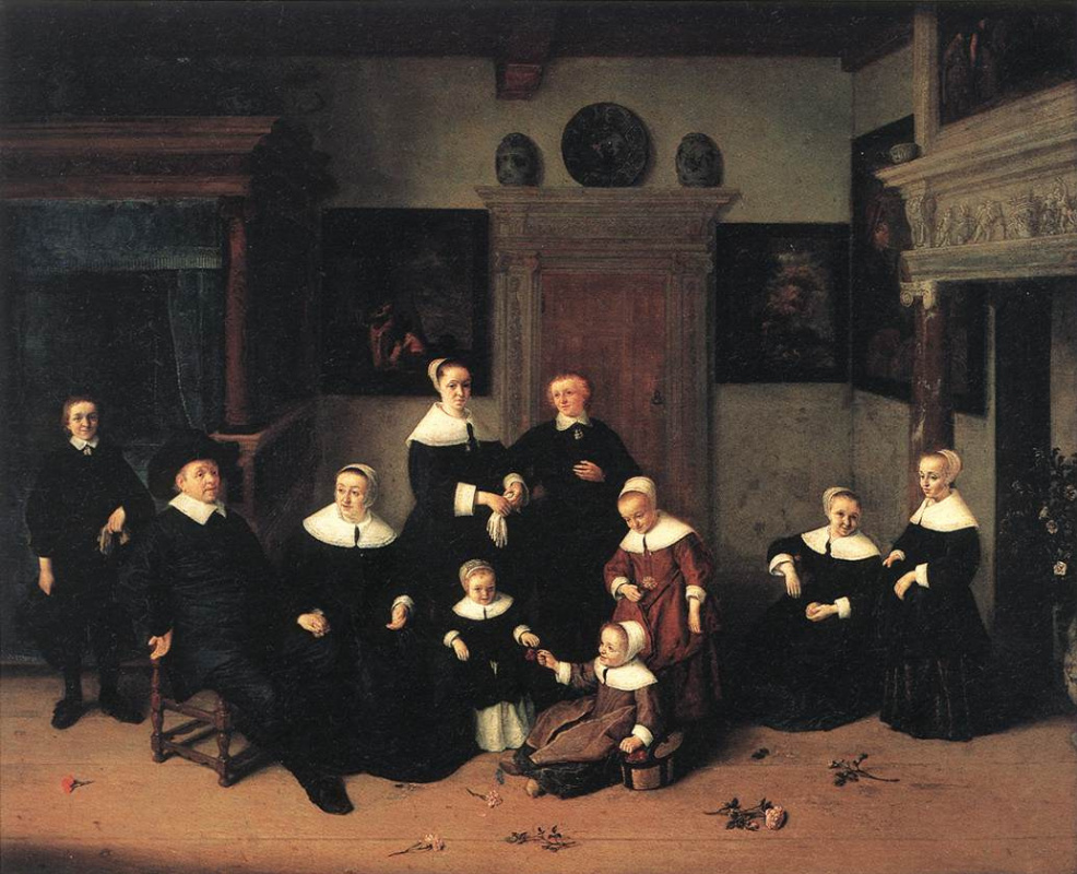 Адриан Янс ван Остаде. Семейный портрет