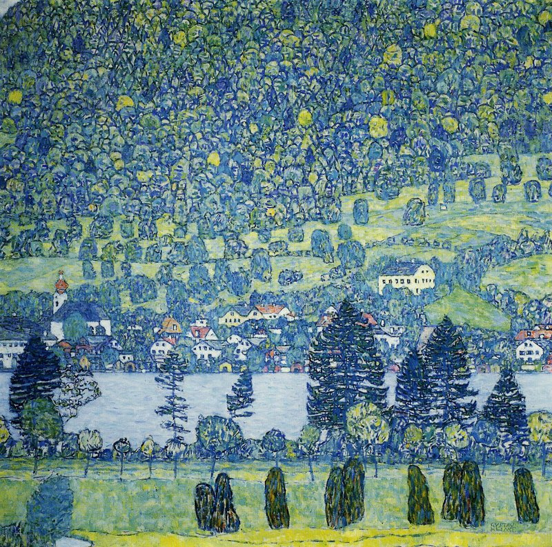 Густав Климт. Лесной склон в Унтерах-ам-Аттерзе