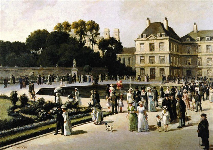 Жан-Франсуа Рафаэлли. Люксембургский сад