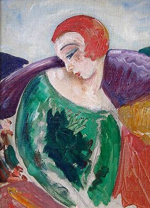 Эйнар Вегенер   (Лили Эльбе). Женский портрет