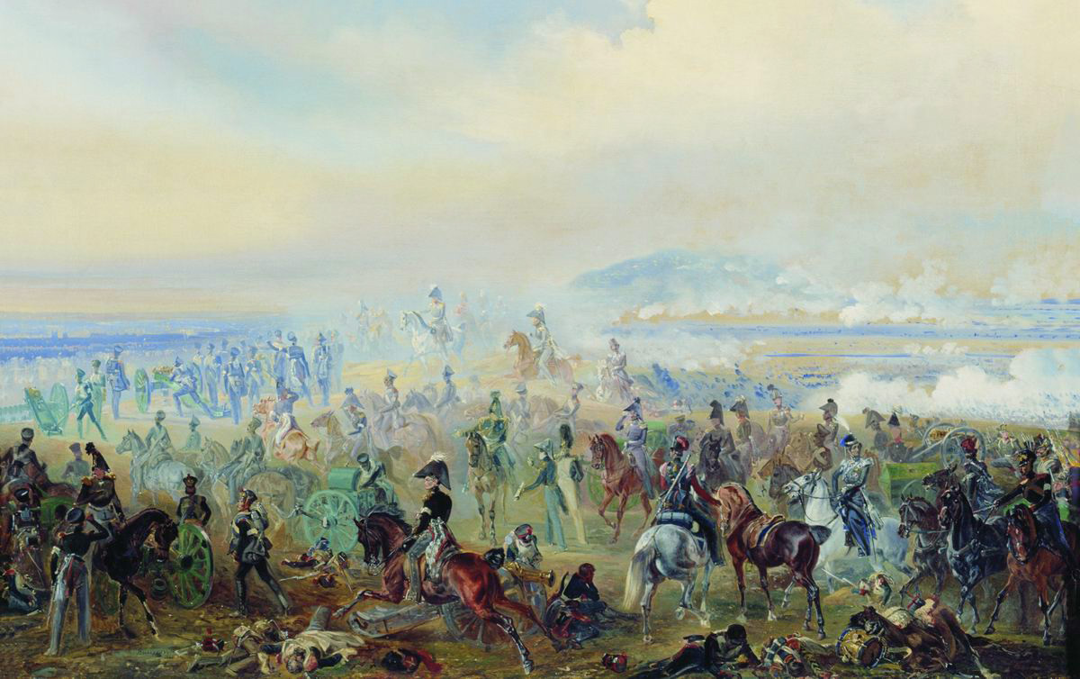 Богдан Павлович Виллевальде. Бой под Лейпцигом в 1813 году. 1886