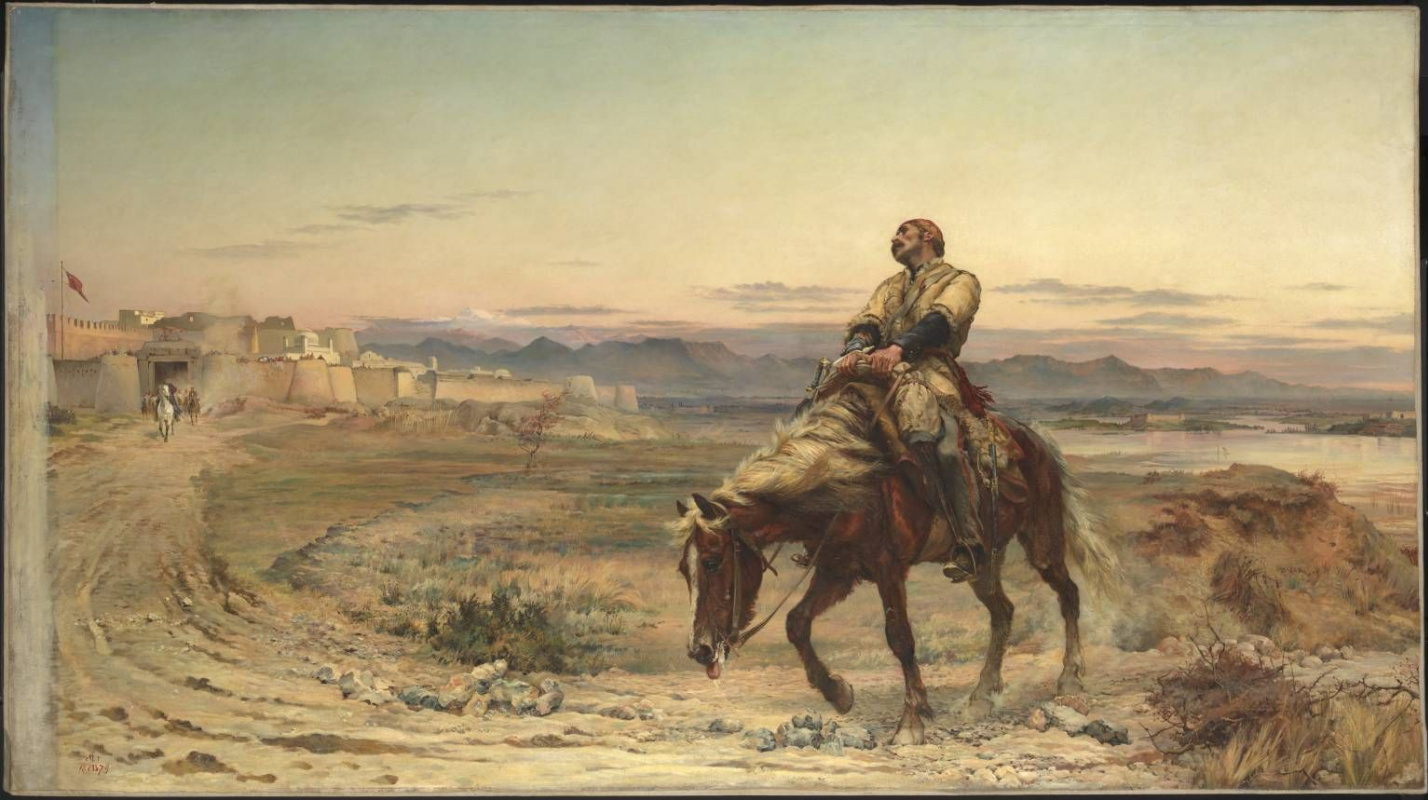 Элизабет Томпсон (Батлер). Остатки армии. Джелалабад, 13 января 1842