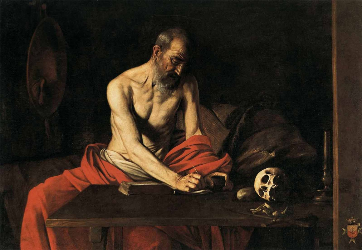 Микеланджело Меризи де Караваджо. Пишущий Святой Иероним