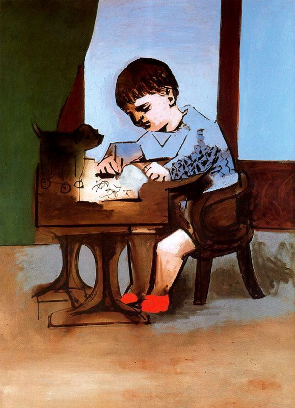 Пабло Пикассо. Рисующий Пауло