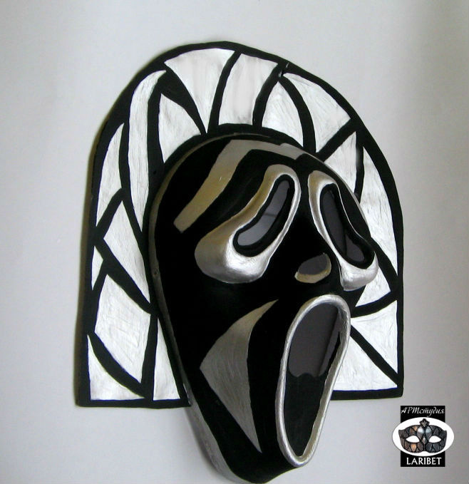 Карнавальная маска «Осколки Крика»