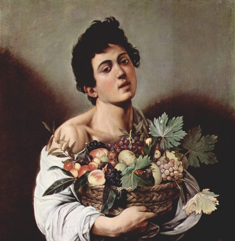 Микеланджело Меризи де Караваджо. Мальчик с корзиной фруктов