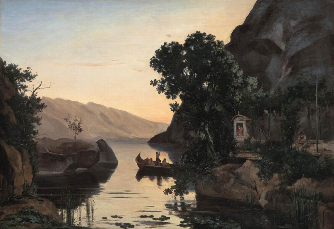 Камиль Коро. Пейзаж близ Ривы на озере Гарда