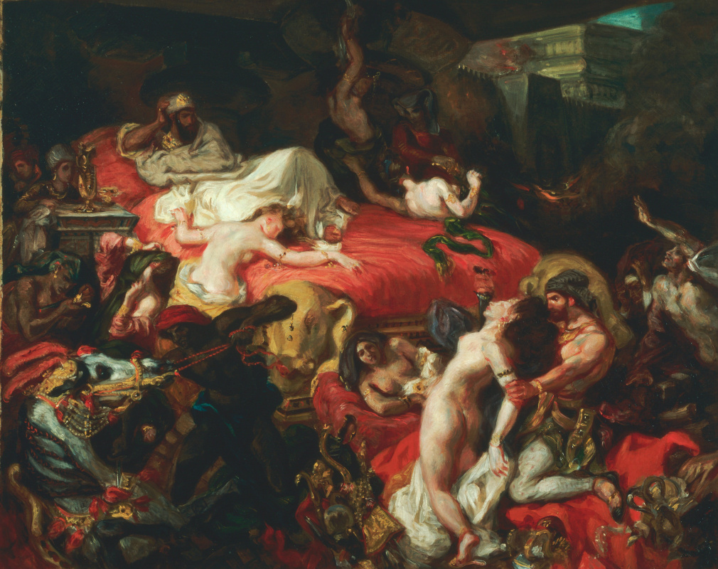 Эжен Делакруа. Смерть Сарданапала II (1844)