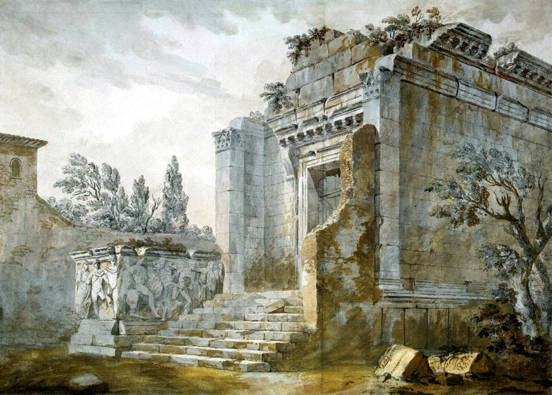 Шарль-Луи Клериссо. Храм Бахуса во дворце Диоклетиана в Сплите