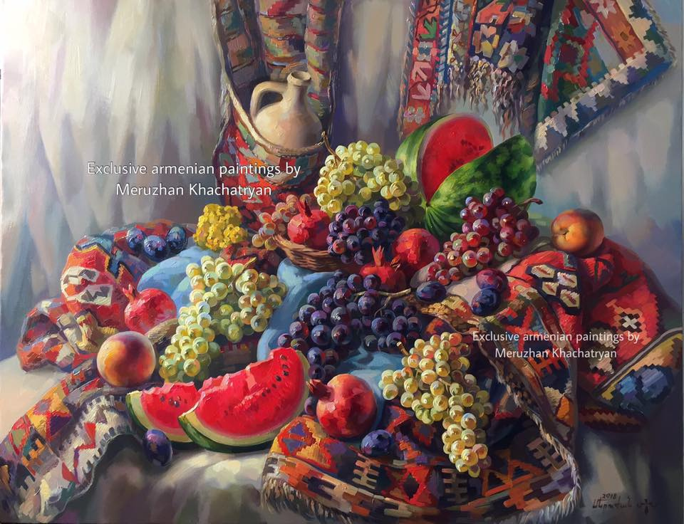 Meruzhan Khachatryan. Armenian still life with watermelon