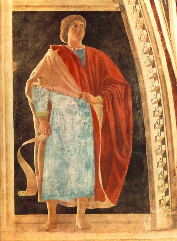 Пьеро делла Франческа. Пророк. Фрески церкви Сан Франческо в Ареццо
