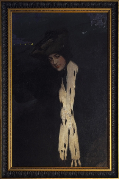 Павел Дмитриевич Шмаров Россия - Франция 1874 - 1950. Женский портрет (Анна Павлова). 1900-е—1910-е.