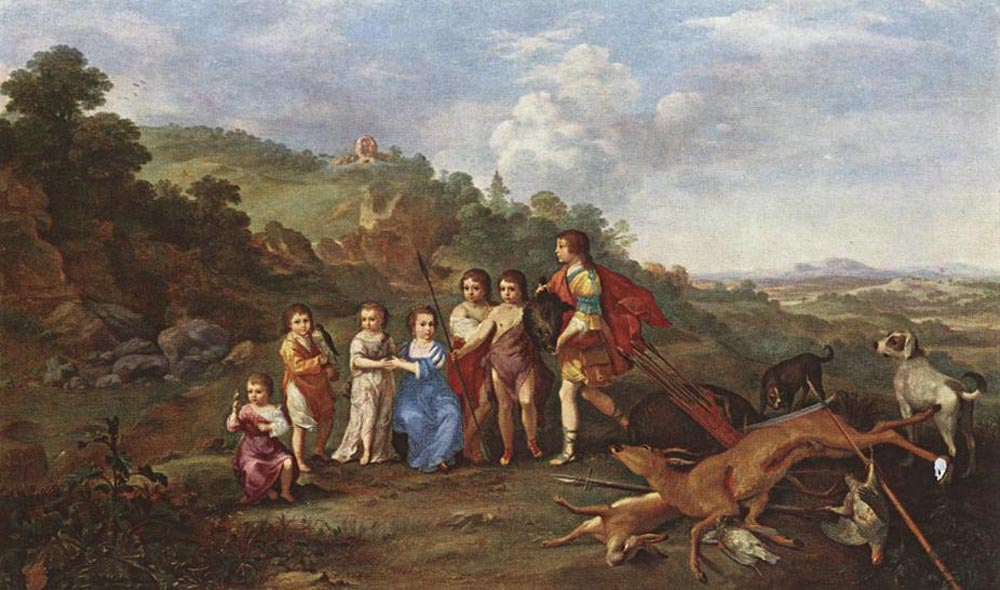 Корнелис ван Пуленбург. Дети Фридриха 5 Курфюрста по Пфальц и король Богемии