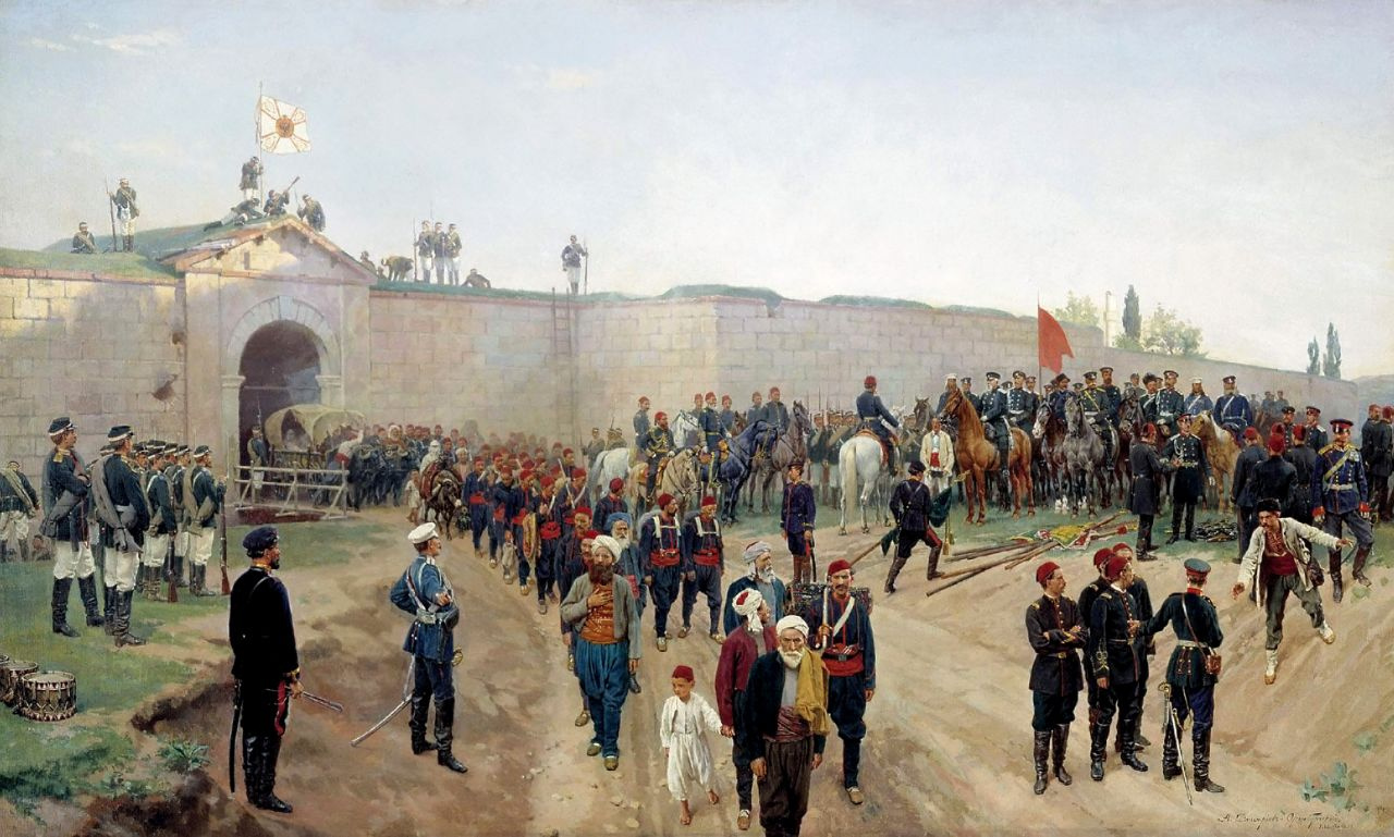 Николай Дмитриевич Дмитриев-Оренбургский. Сдача крепости Никополь 4 июля 1877 года