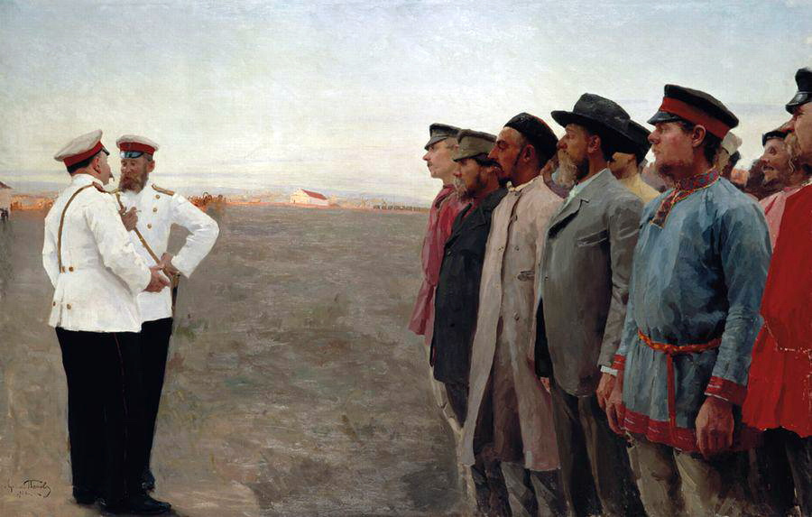 Лукиан Васильевич Попов. Мобилизованы. 1904