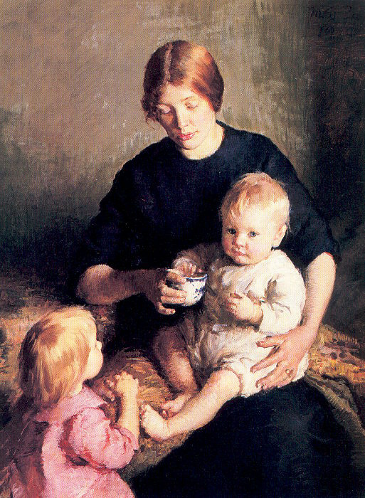 Мария Данфорт Страница. Мать с детьми