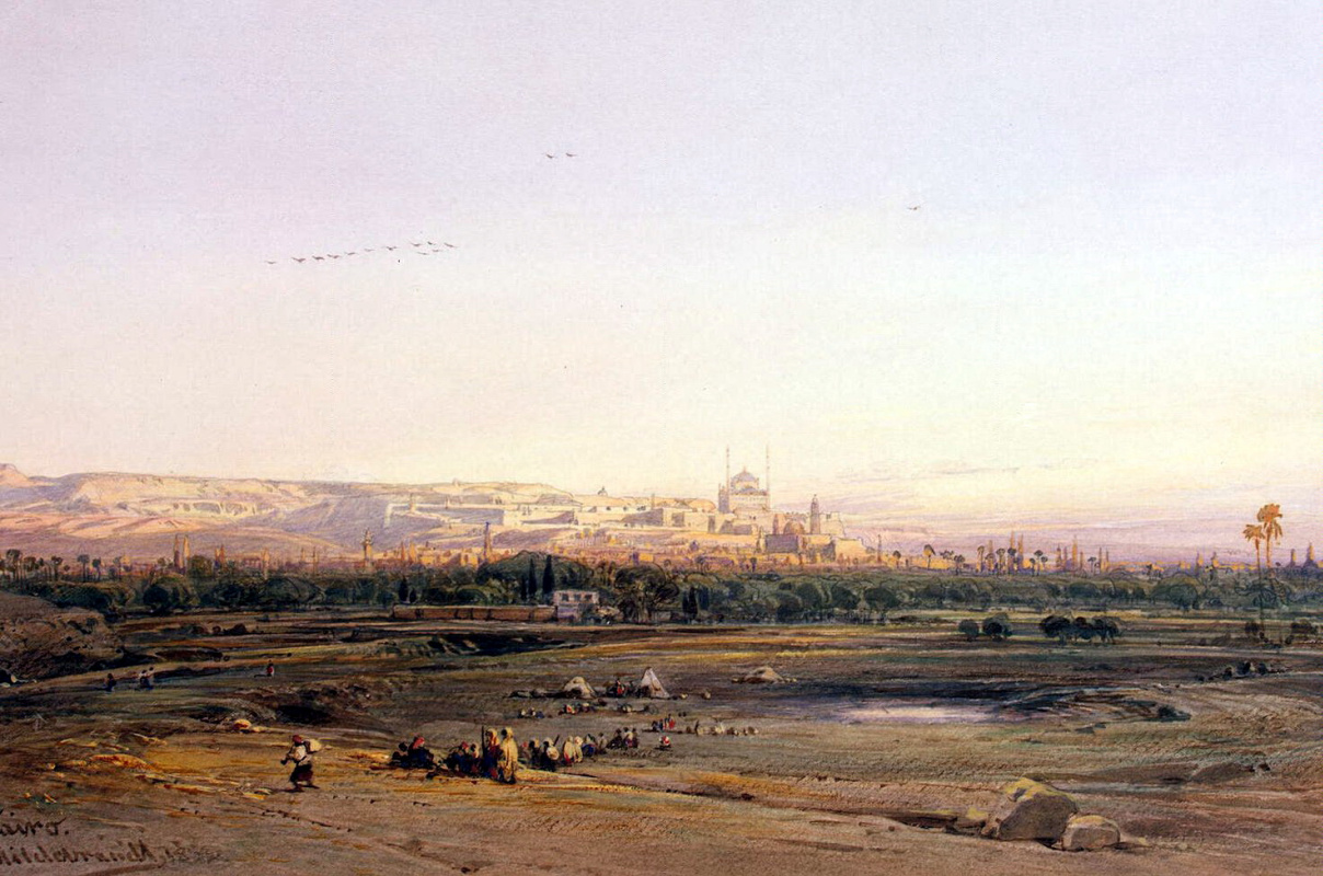 Эдуард Хильдебрандт. Вид Каира