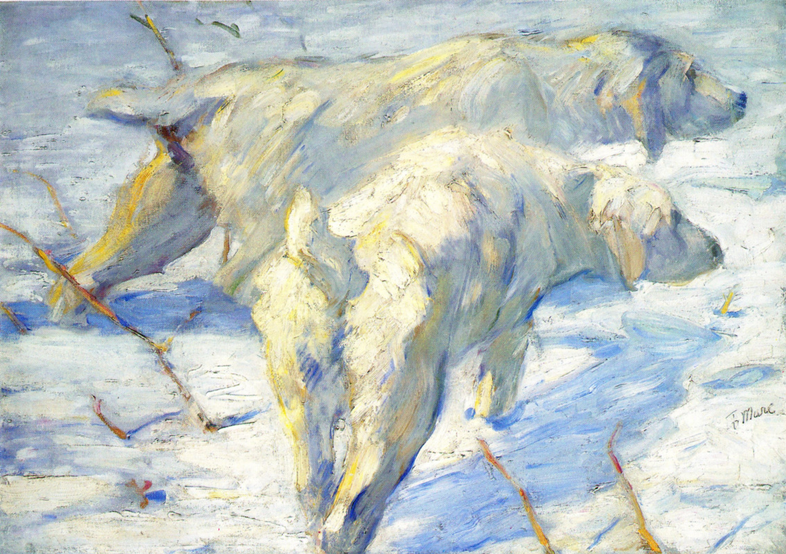 Франц Марк. Сибирские овчарки