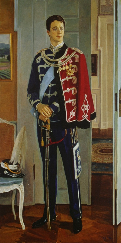 Дмитрий Дмитриевич Жилинский. «Портрет Крон-принца Федерика Датского» 1993-1995