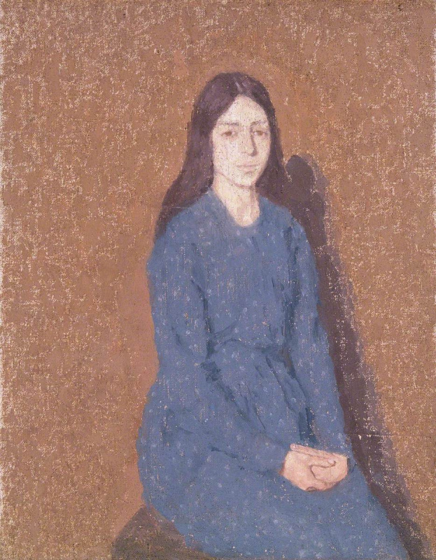 Gwen John. The girl in the blue dress