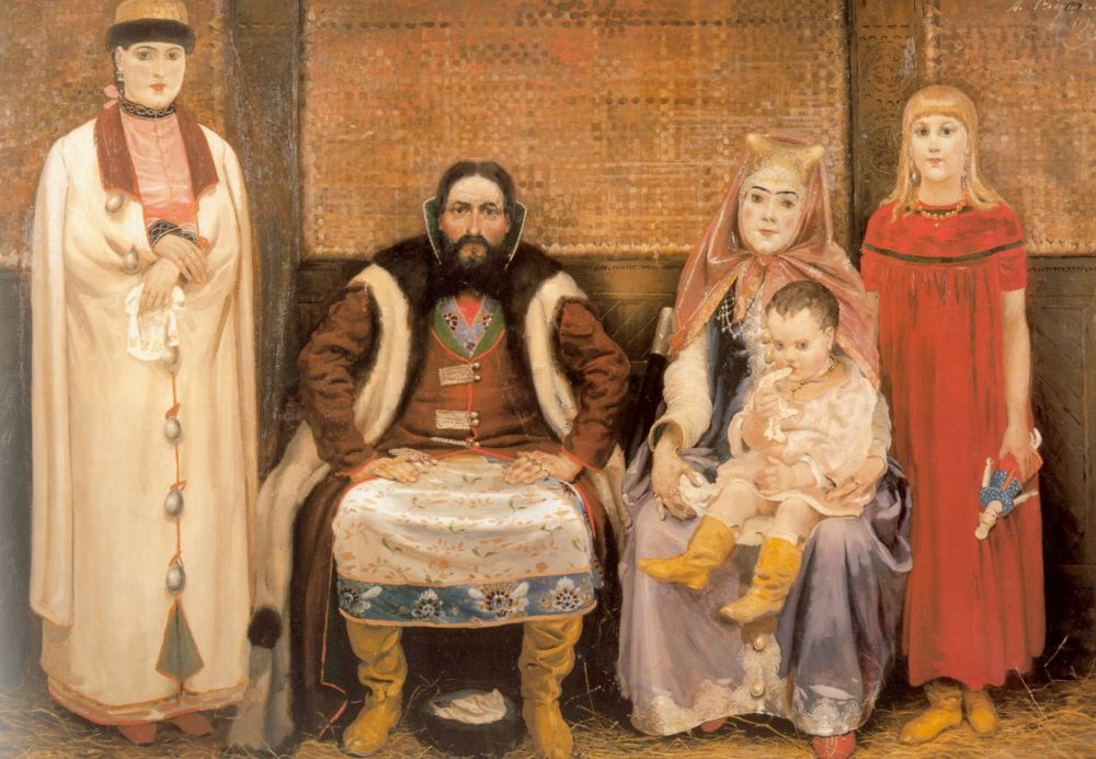Андрей Петрович Рябушкин. Семья купца в 17 веке