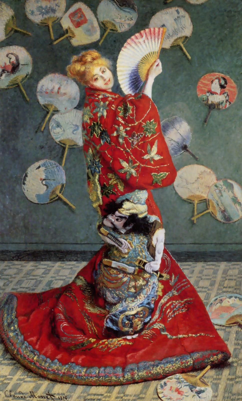 Клод Моне. La Japonaise. Камилла в японском кимоно