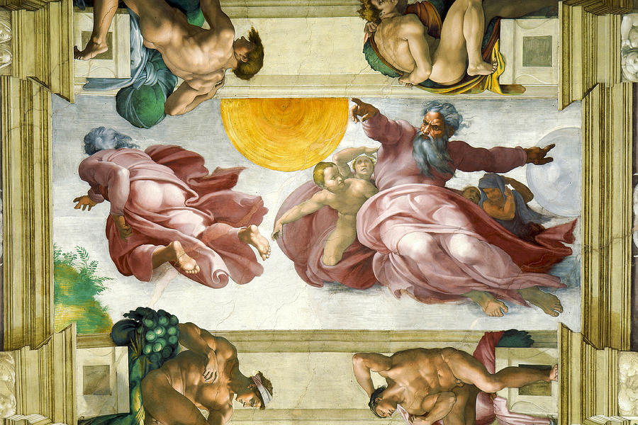 Микеланджело Буонарроти. Сотворение светил и планет