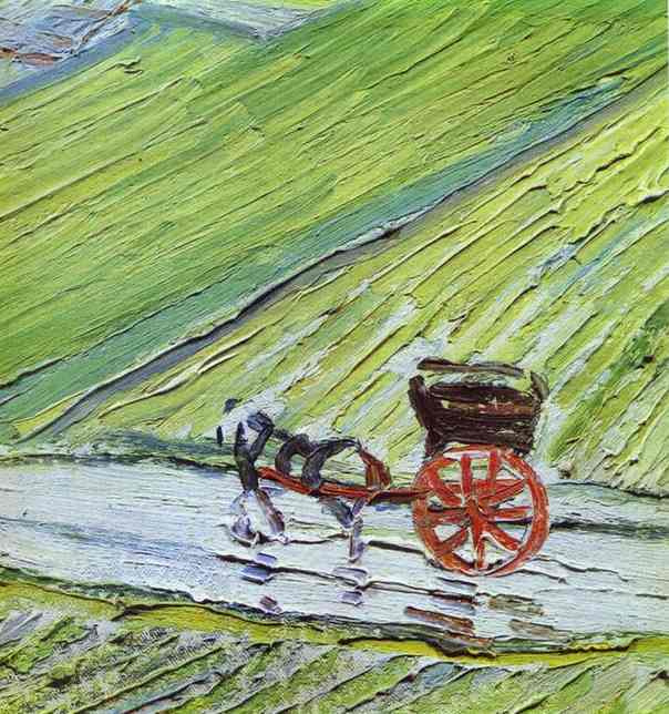 Винсент Ван Гог. Пейзаж в Овере после дождя (фрагмент)