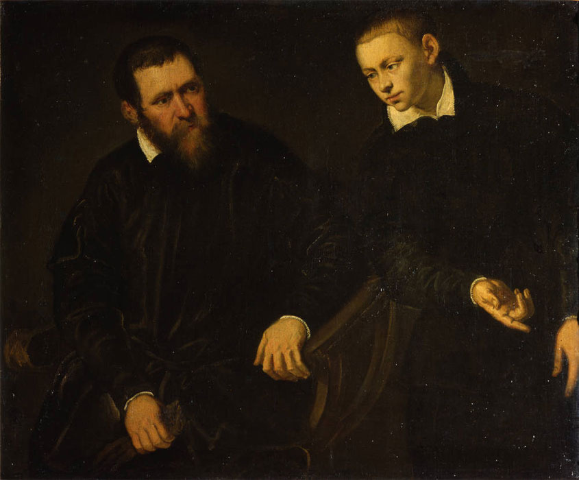 Тинторетто (Доменико Робусти). Портрет двух мужчин