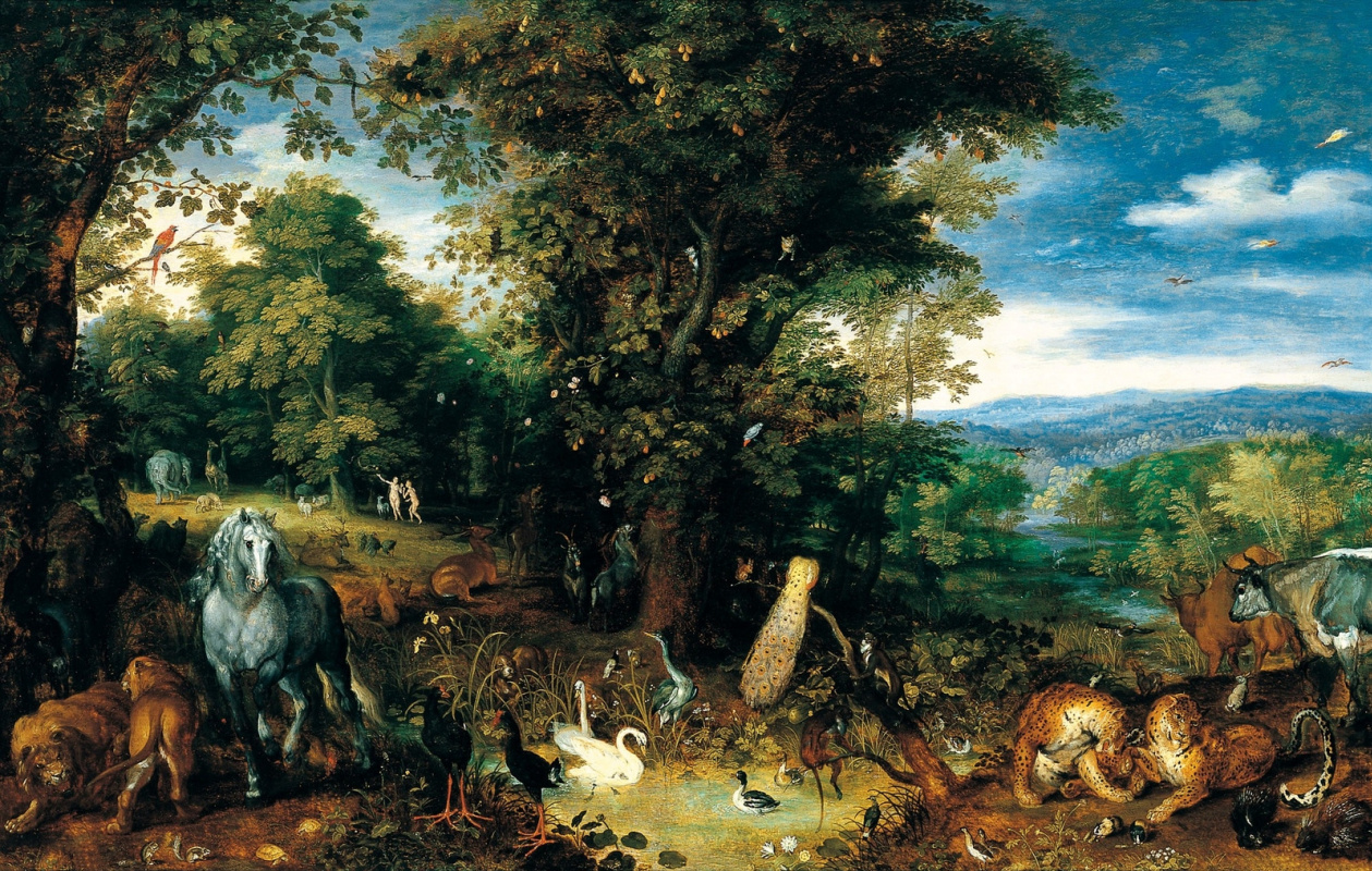 Ян Брейгель Старший. Эдемский сад. 1610-1612